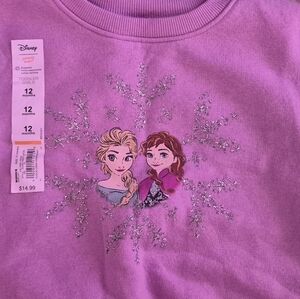 Disney Frozen Purple Toddler Pullover Sweatshirt